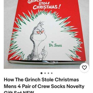 How the Grinch Stole Christmas Socks